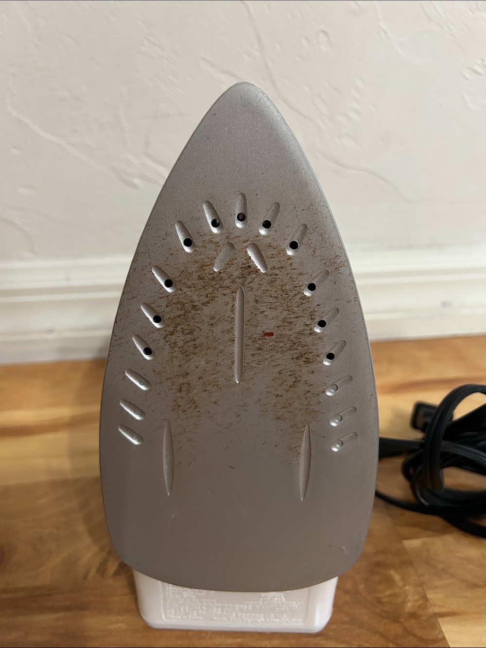 Blue & White Compact Steam Iron by Rival - Picture 3 of 6